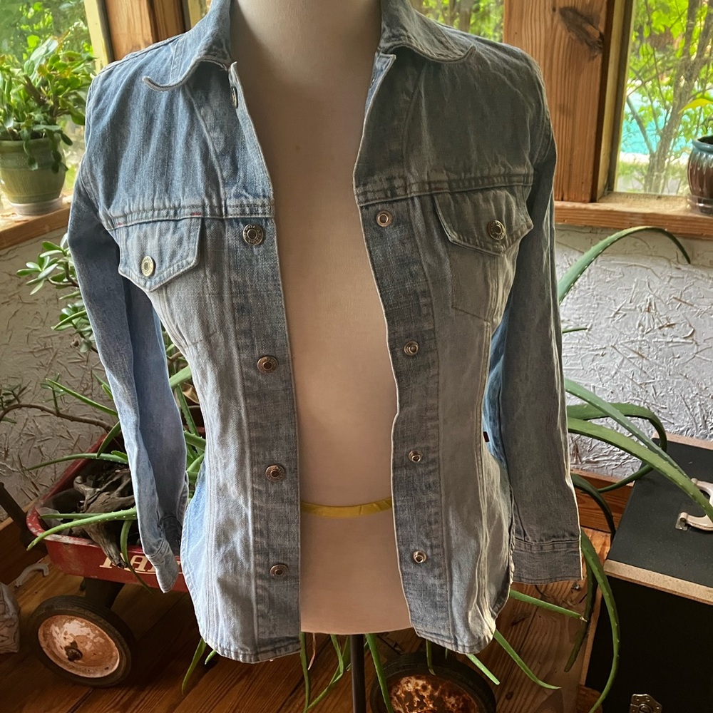 Vintage looking denim jacket